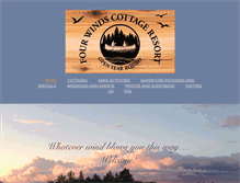 Tablet Screenshot of fourwindsresort.ca